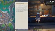 Location of the "Speranza" restaurant in Nasha Town (Image via HoYoverse)